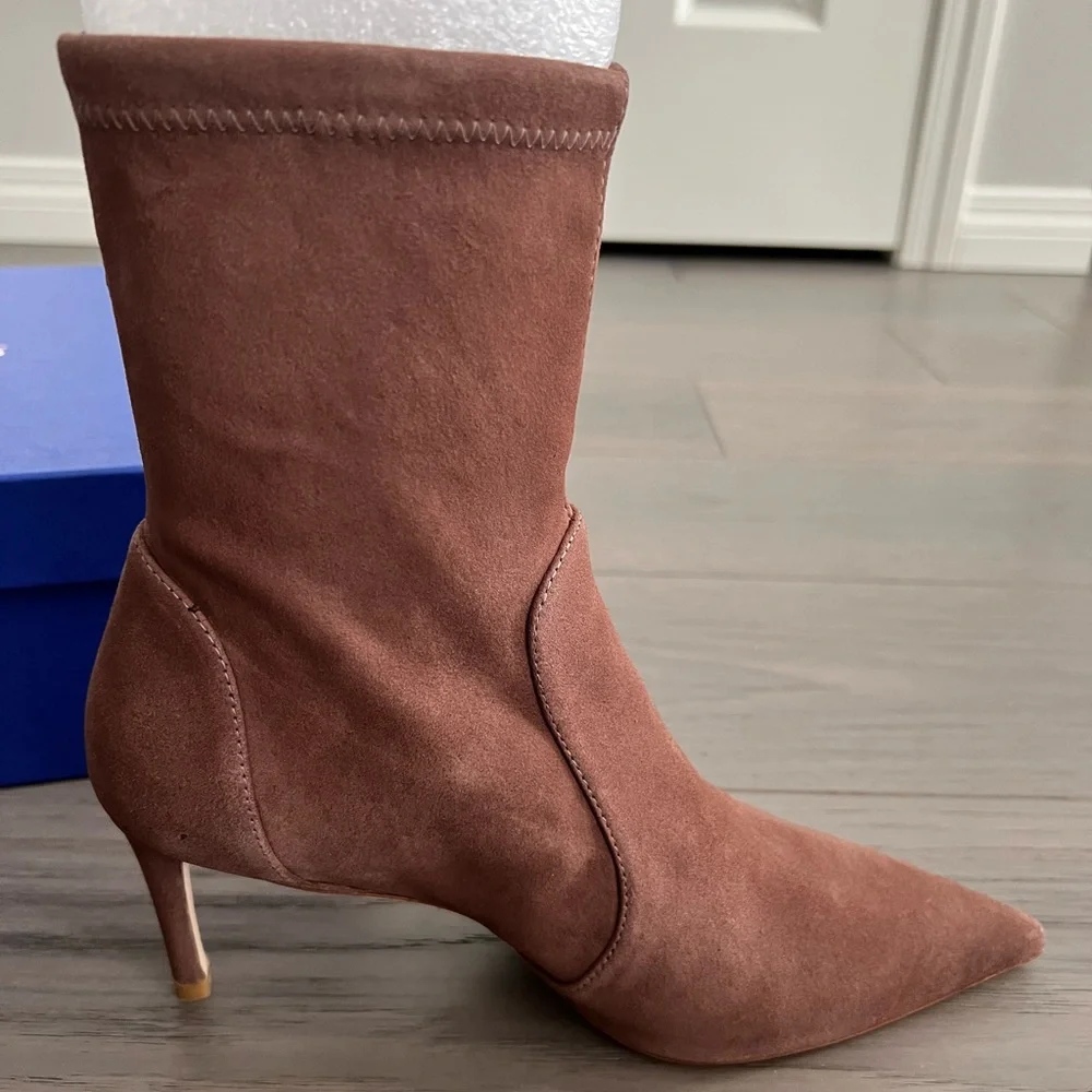 Stuart Weitzman 75 Stretch Booties - Picture 10 of 12